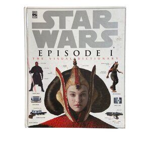 Vintage Star Wars Episode I The Visual Dictionary Hardcover Book 1999